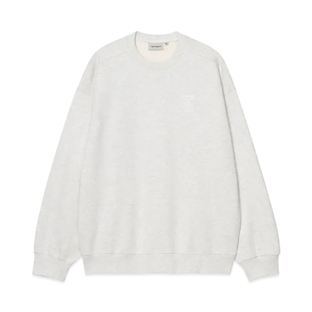 Carhartt WIP Cross Screw Sweat "Ash Heather/White"