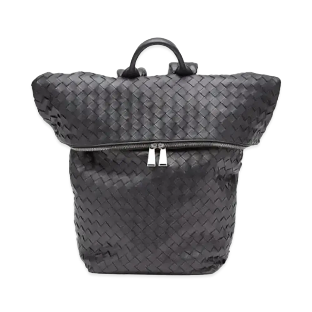Bottega Veneta Intrecciato Nappa Backpack "Black"