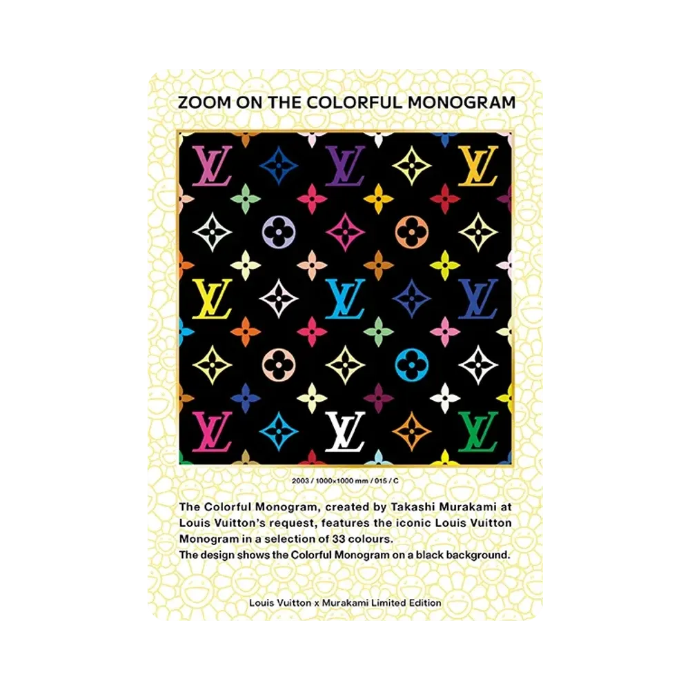 Zoom on the Colorful Monogram C [2003 / 015](Louis Vuitton x Takashi Murakami Trading Cards)