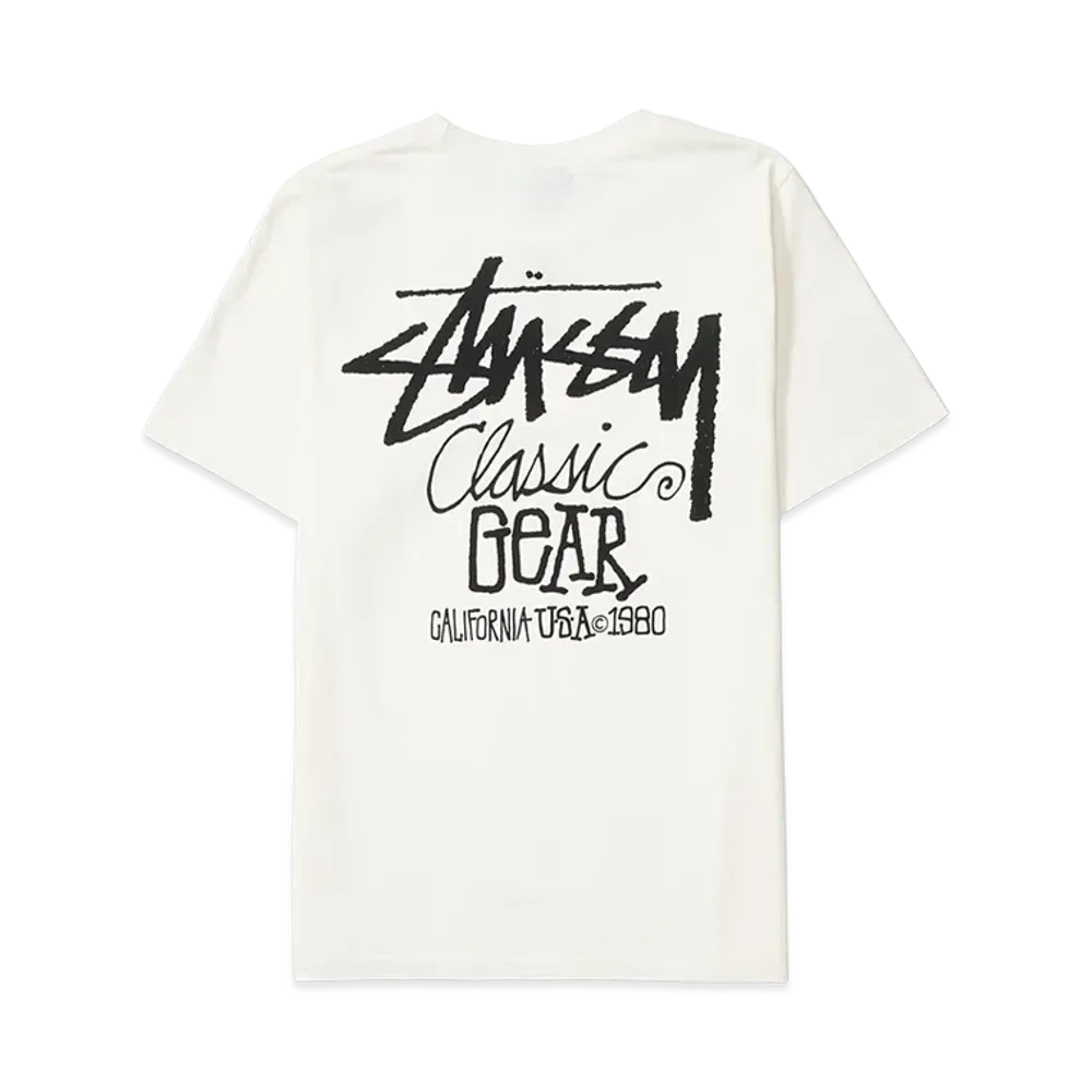 Stussy Classic Gear Tee Pigment Dyed "Natural"