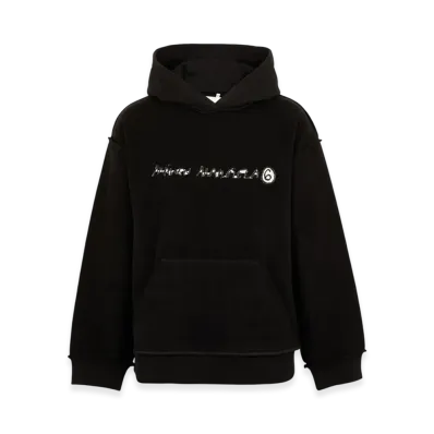 MM6 Maison Margiela Women's Reversible Hoodie "Black"