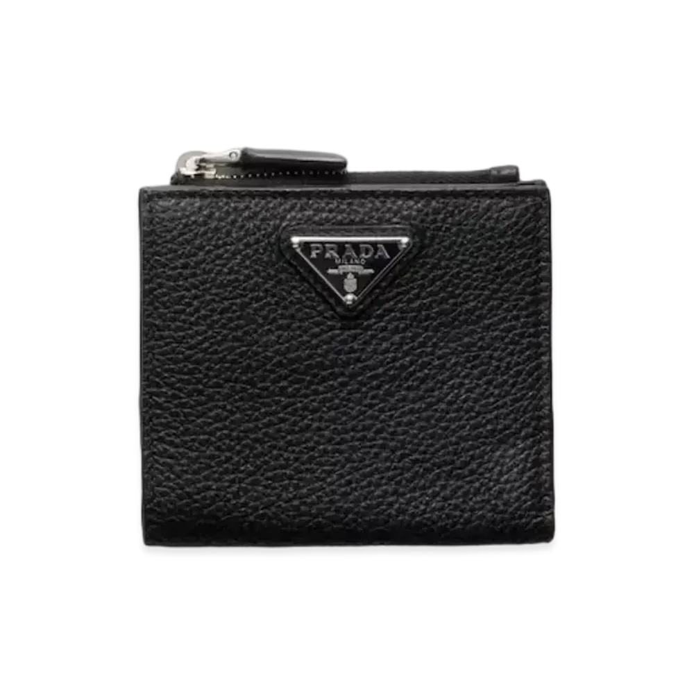 PRADA Small Leather Wallet "Black"