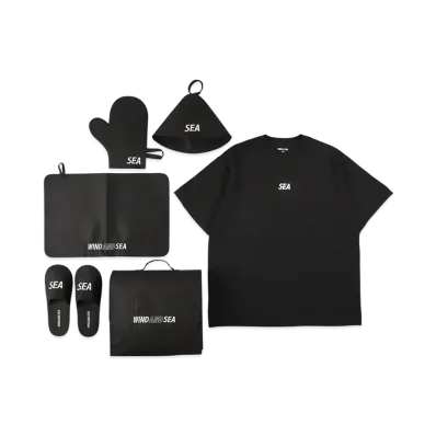 WIND AND SEA Sauna Set "Black"