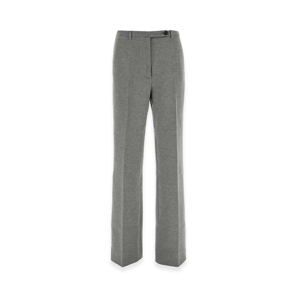 MIU MIU Women's Stretch Viscose Blend Pant "Gray"