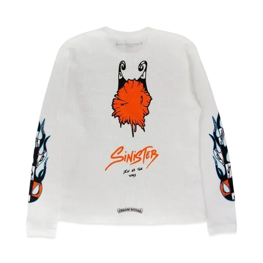Chrome Hearts Matty Boy Sinister Thermal L/S T-Shirt "White"