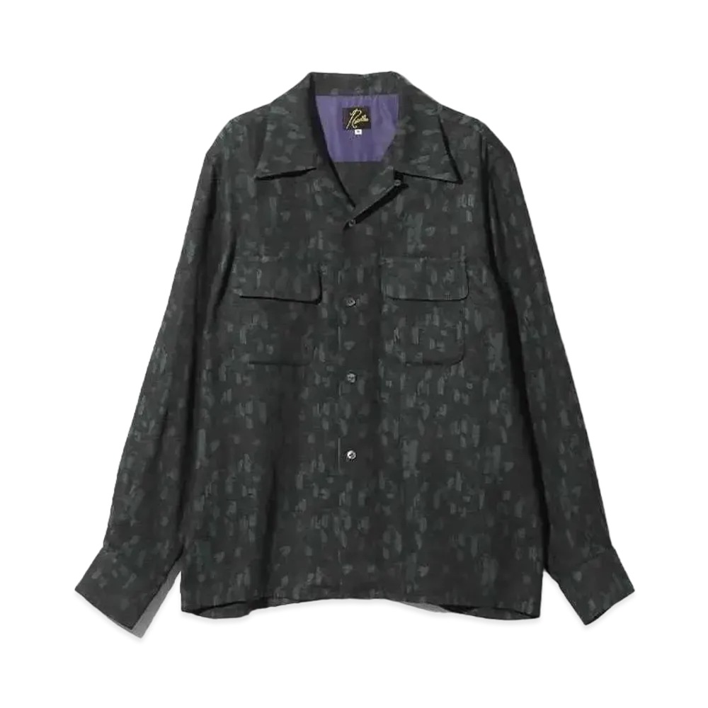 Needles Classic Shirt Rayon Abstract JQ "Green"