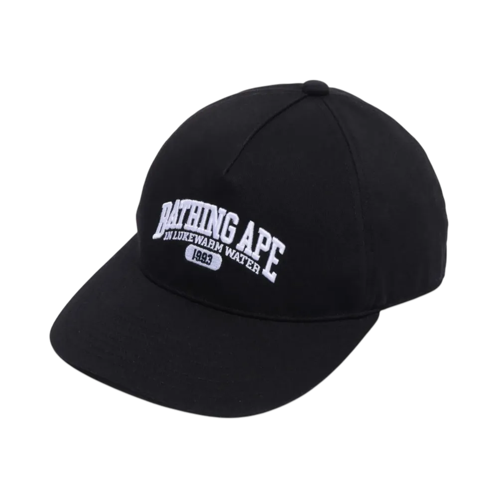 A BATHING APE Logo Trucker Cap "Black"