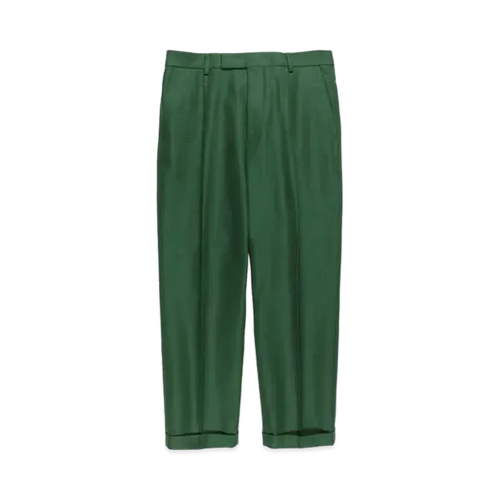 WACKO MARIA T/C Pleated Trousers (Type-2) "Green"