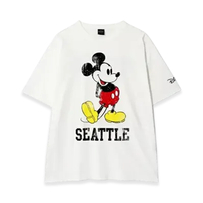Manastash Mickey Tee Seattle "White"