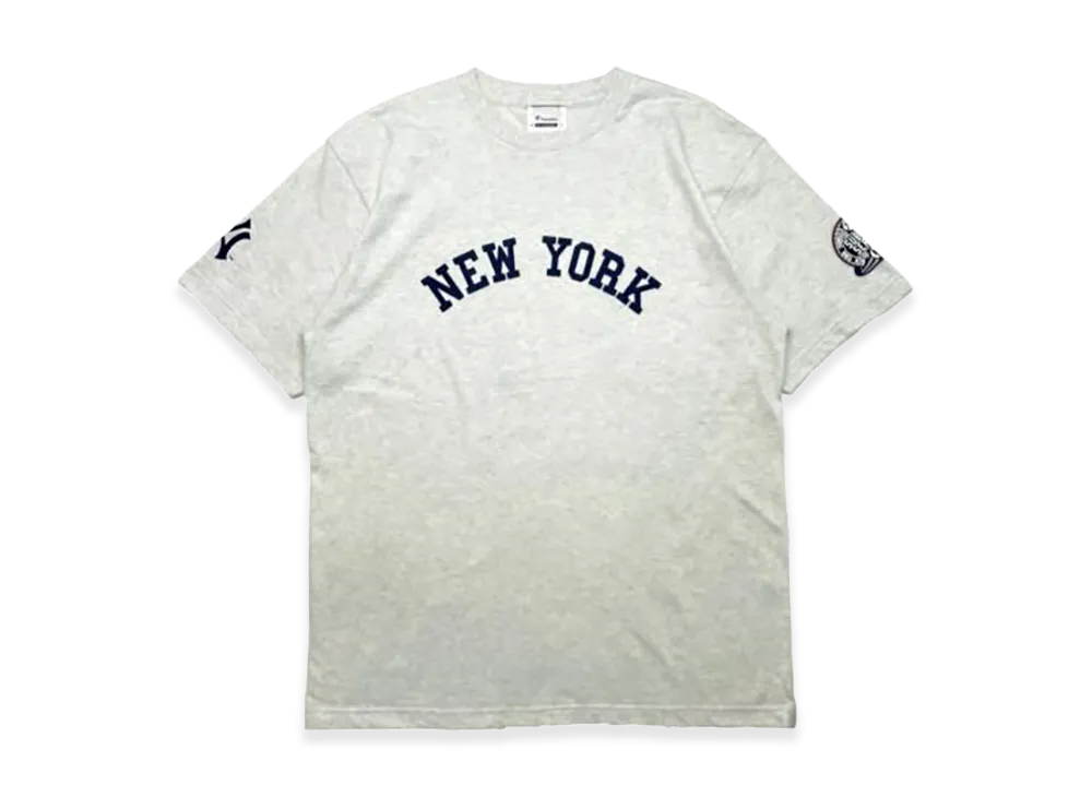 STABRIDGE x MLB x Fanatics 17th Anniversary Tee (New York Yankees) "Light Gray"