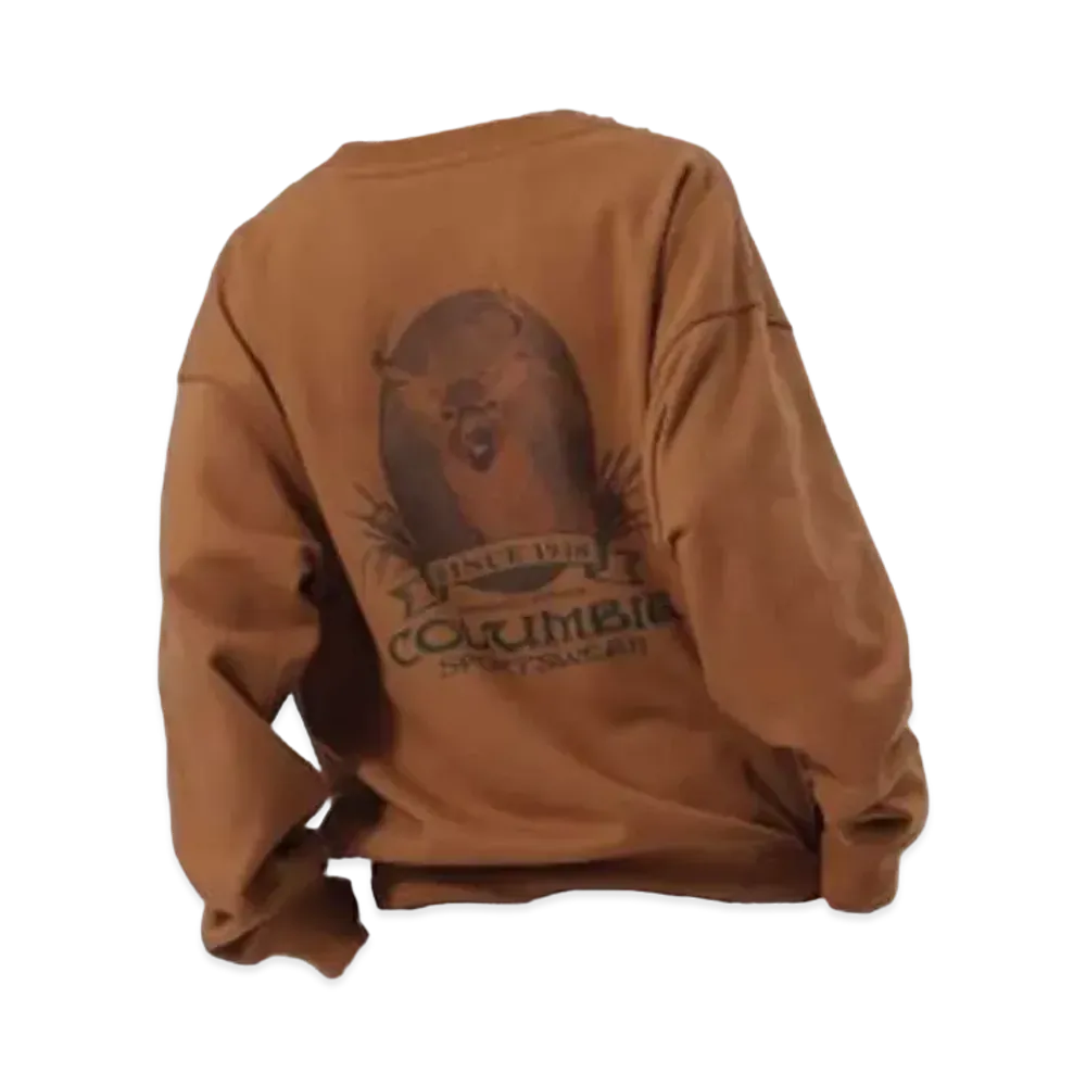 BEAMS x Columbia Exclusive Bush Brush Slope Crewneck Sweat "Brown"