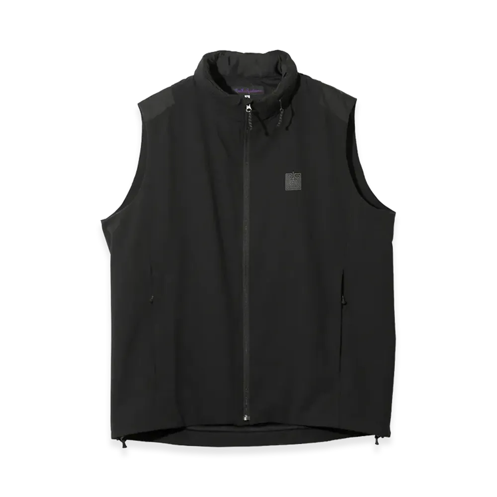 NEEDLES Wind Vest - Poly Dry Cloth "Black"