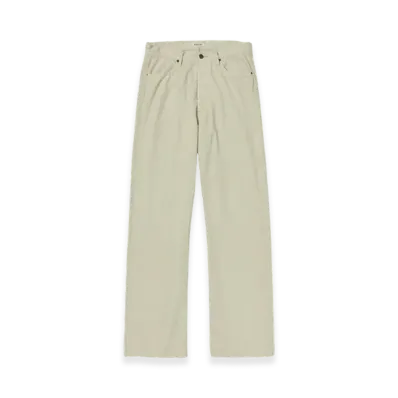 AURALEE Botanical Dyed Selvedge Denim Pants "Natural Green"
