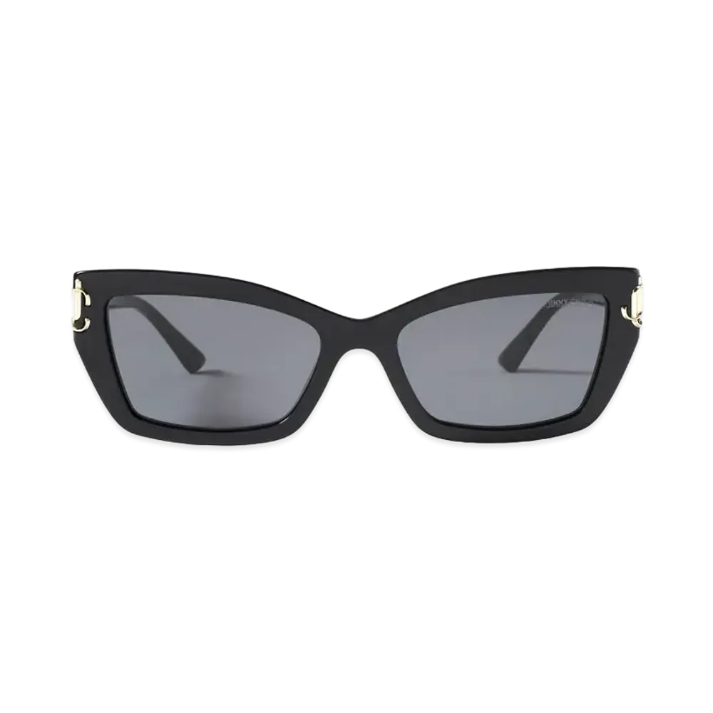 Jimmy Choo Isla Cat Eye Sunglasses "Black"