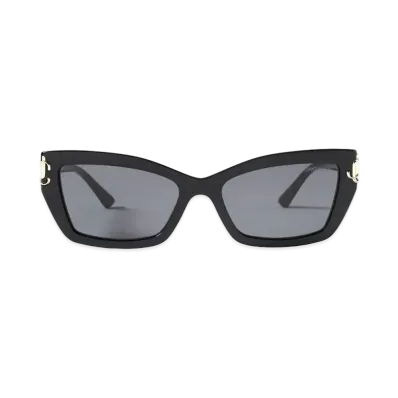 Jimmy Choo Isla Cat Eye Sunglasses "Black"