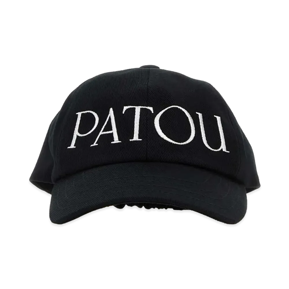 PATOU Women's Cotton Baseball Cap "Black"