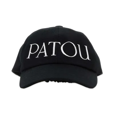 PATOU Women's Cotton Baseball Cap "Black"