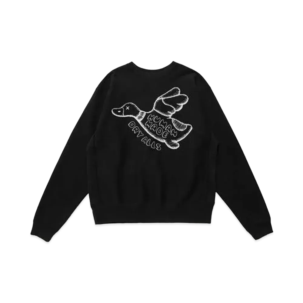 HUMAN MADE x KAWS SWEATSHIRT #2 "Black"