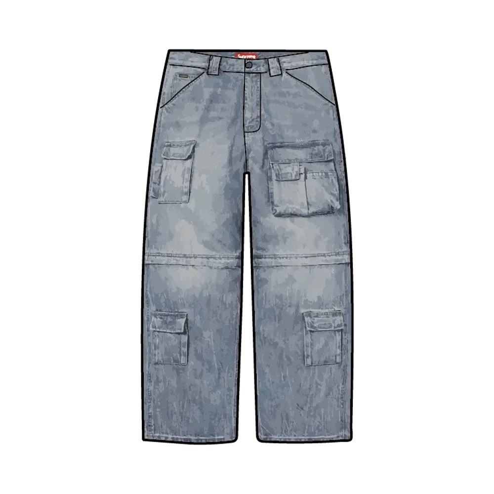 Supreme Zip-Off Utility Pant (25FW) "Denim"