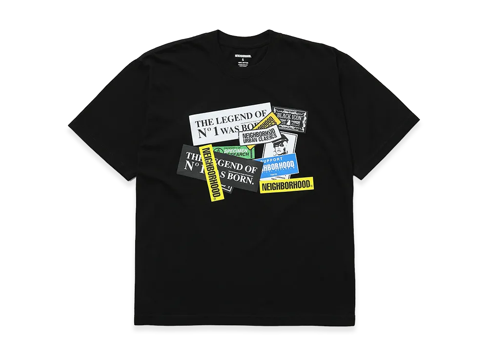NEIGHBORHOOD NH 261 Spot . Tee SS-6 "Black"