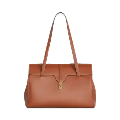 CELINE Large Soft 16 Bag in Smooth Calfskin "Tan"