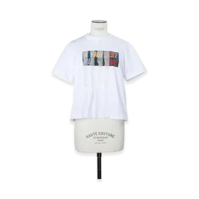 sacai Print T-Shirt "White"