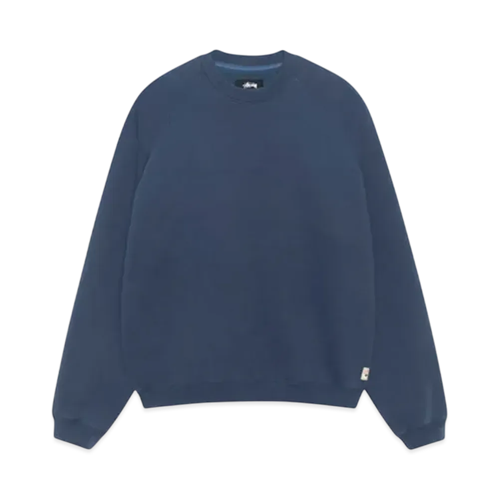 Stussy Fleece Raglan Crew "Navy"