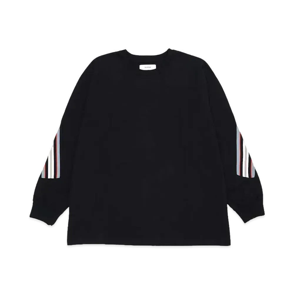FACETASM RIB LONG SLEEVE TEE "BLACK"