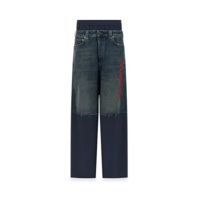 BALENCIAGA Jeans "Patched Molleton" "Blue"