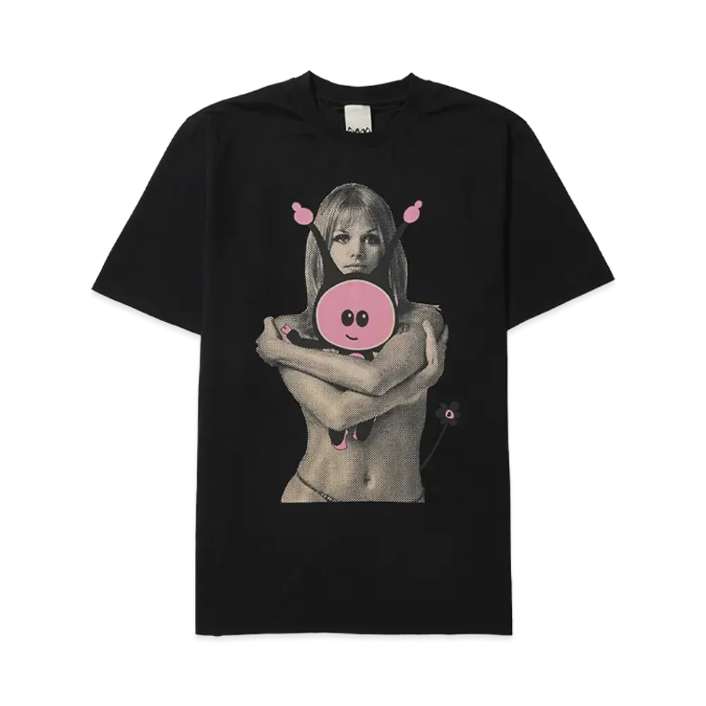 HYSTERIC GLAMOUR Pam/Marpi Hug Tee "Black"