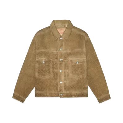 Stussy x Levi's Dyed Jacquard Trucker Jacket "Brown"