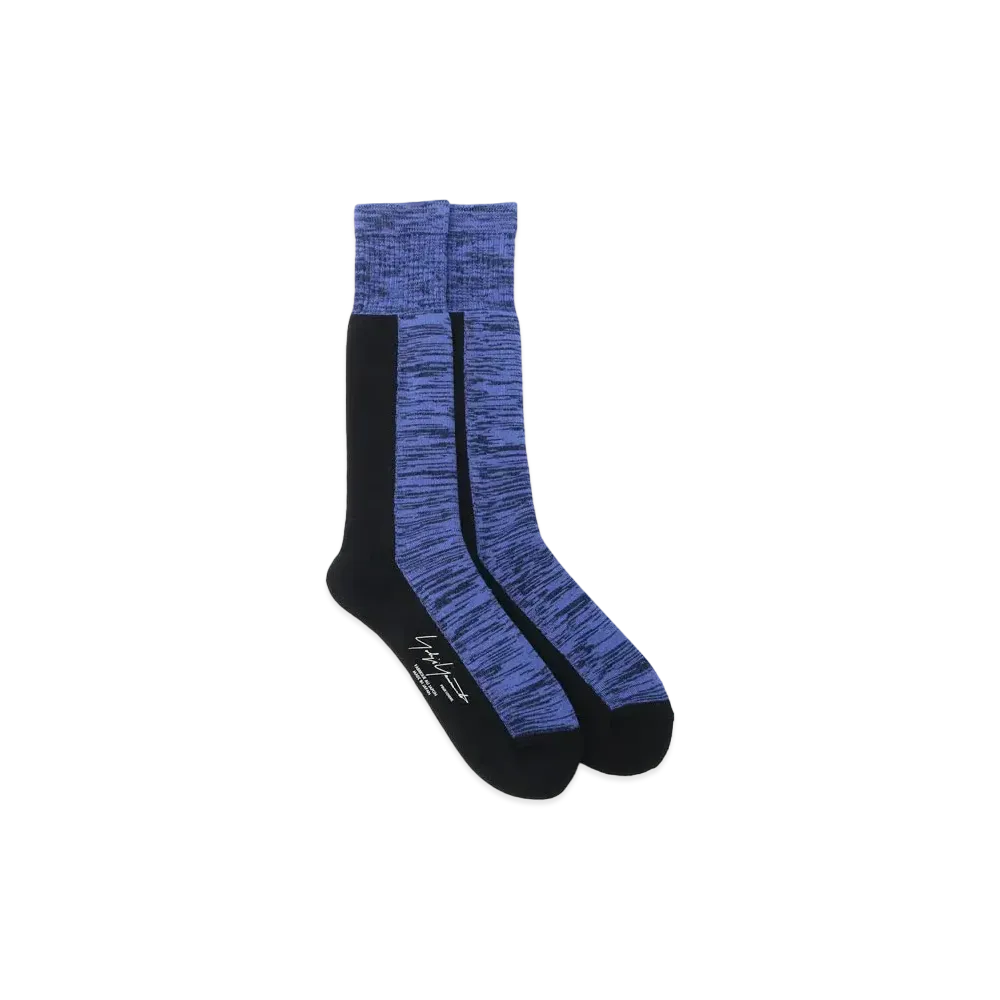 Yohji Yamamoto Pour Homme 32/-C/AC PILE LONG SOCKS "Navy"