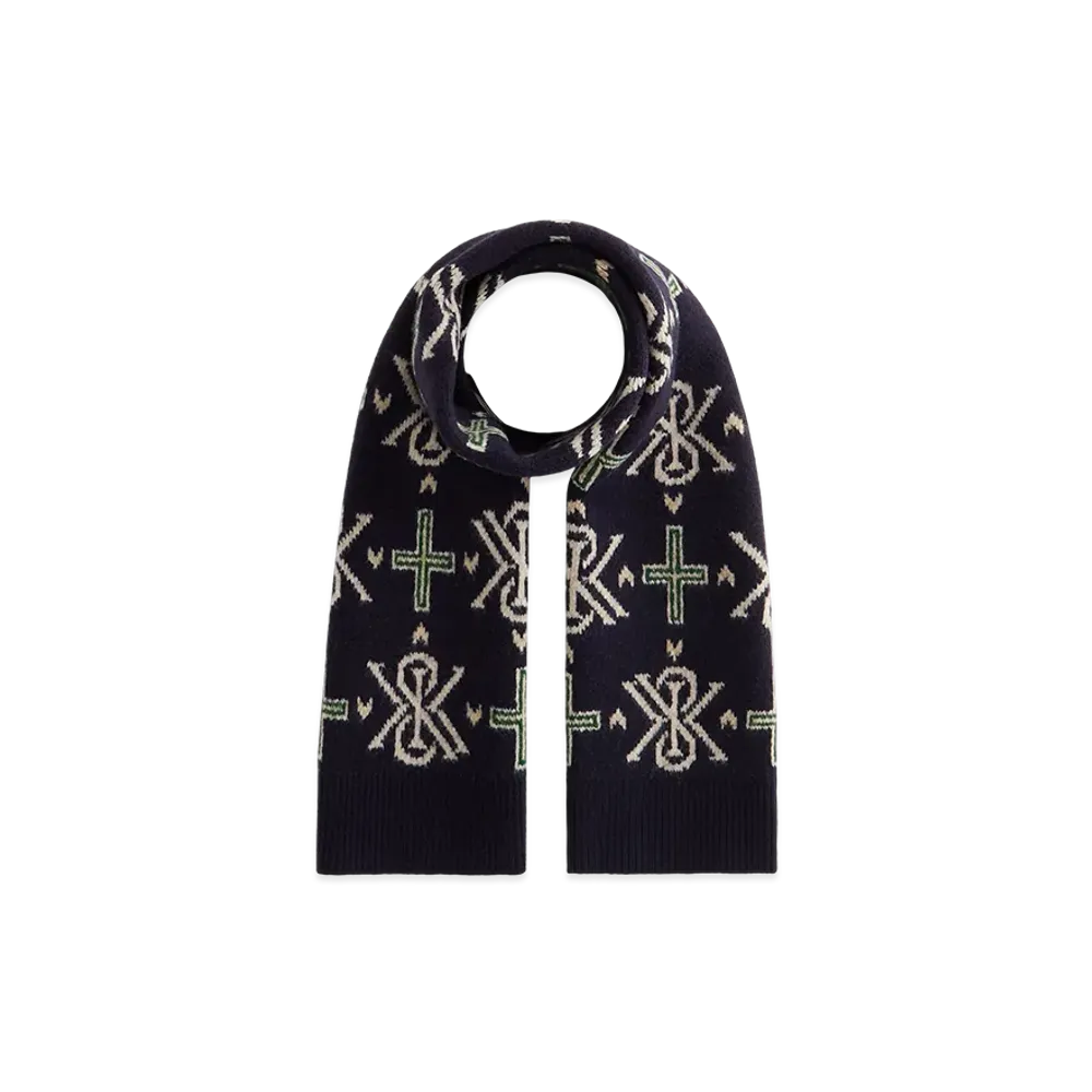 Kith Knitted Fairisle Scarf "Nocturnal"