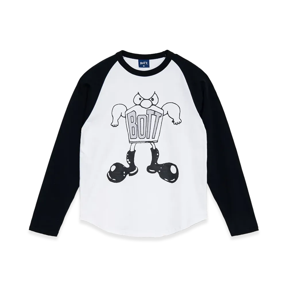 BoTT Big Boots Raglan L/S Tee "White"