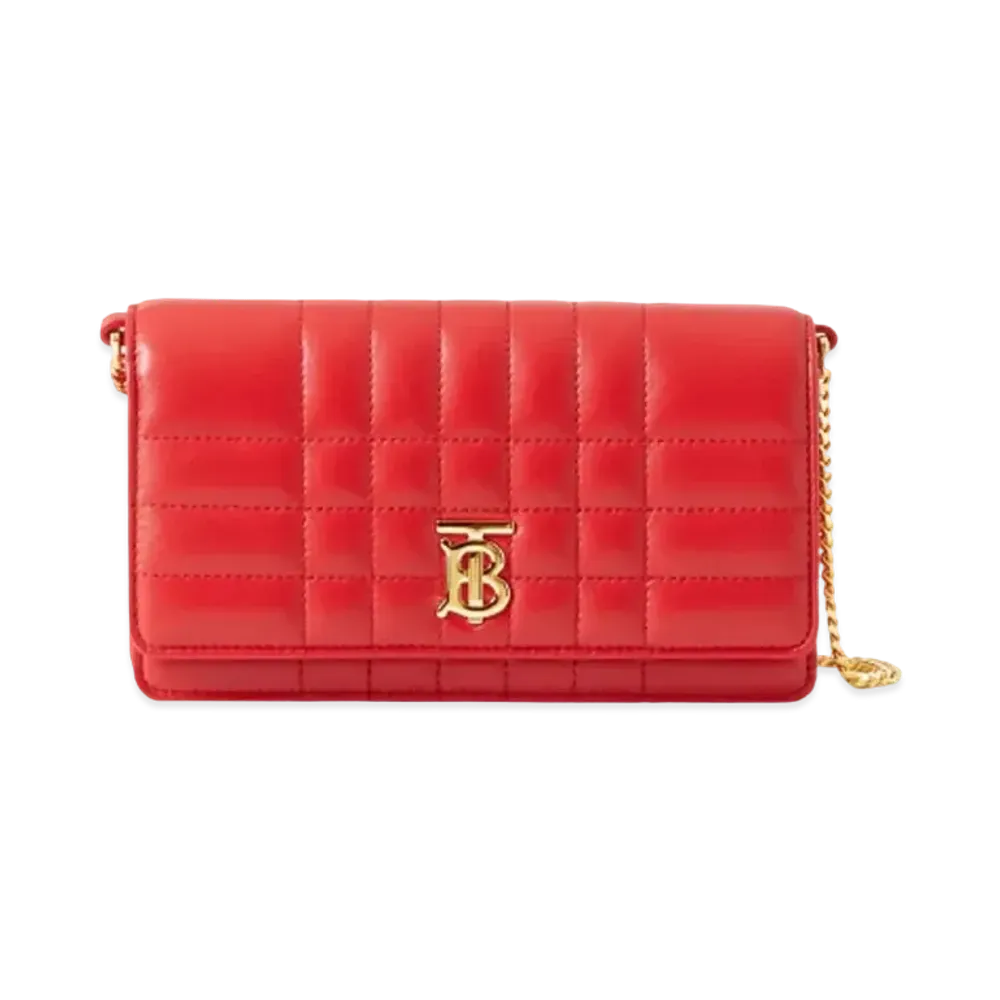 Burberry Lola Clutch "Bright Red"