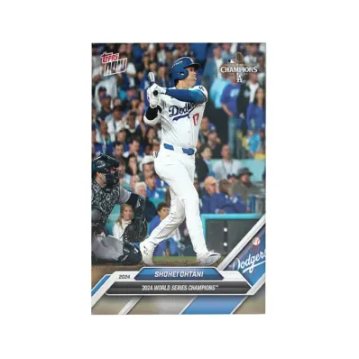 大谷翔平 (2024 MLB トップスナウカード ロサンゼルスドジャース 2024 ワールドシリーズチャンピオンズ)