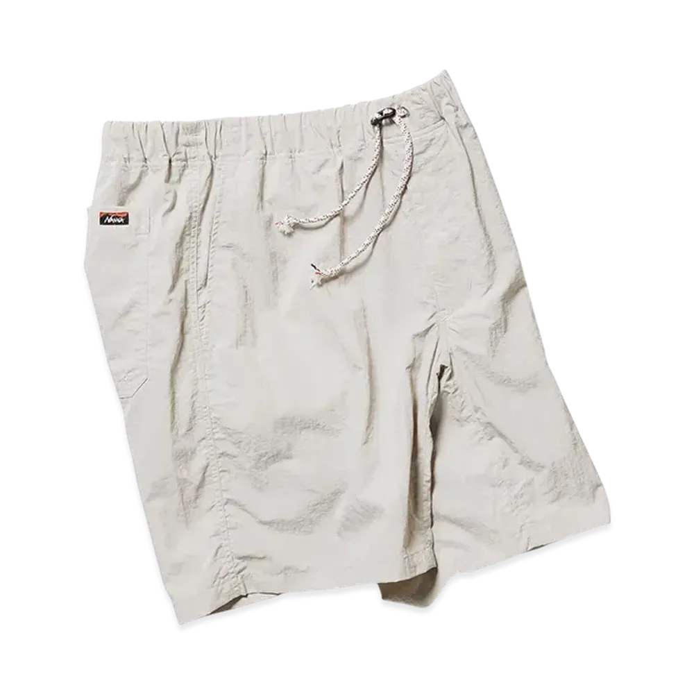 NANGA Nylon Tusser Easy Shorts "Ivory"