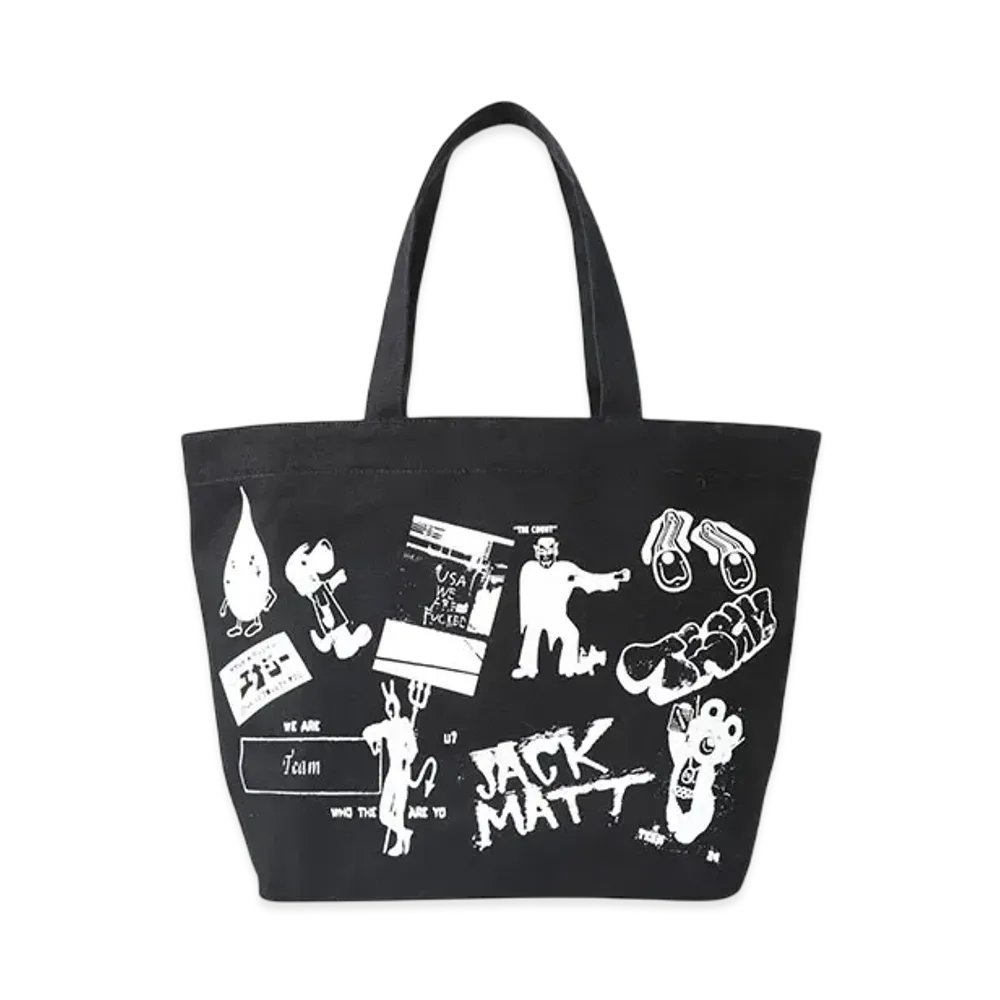 RHC Ron Herman x Team Graphic Tote Bag Bag "Black"