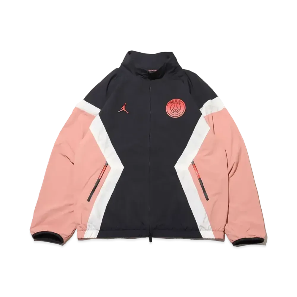 Nike Jordan x PSG Anthem Jacket "Rust Pink/Off Noir/Sail/Infra Red"