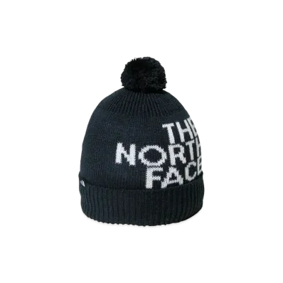 The North Face Kid's Pom Pom Big Logo Beanie Kids "Summit Navy"