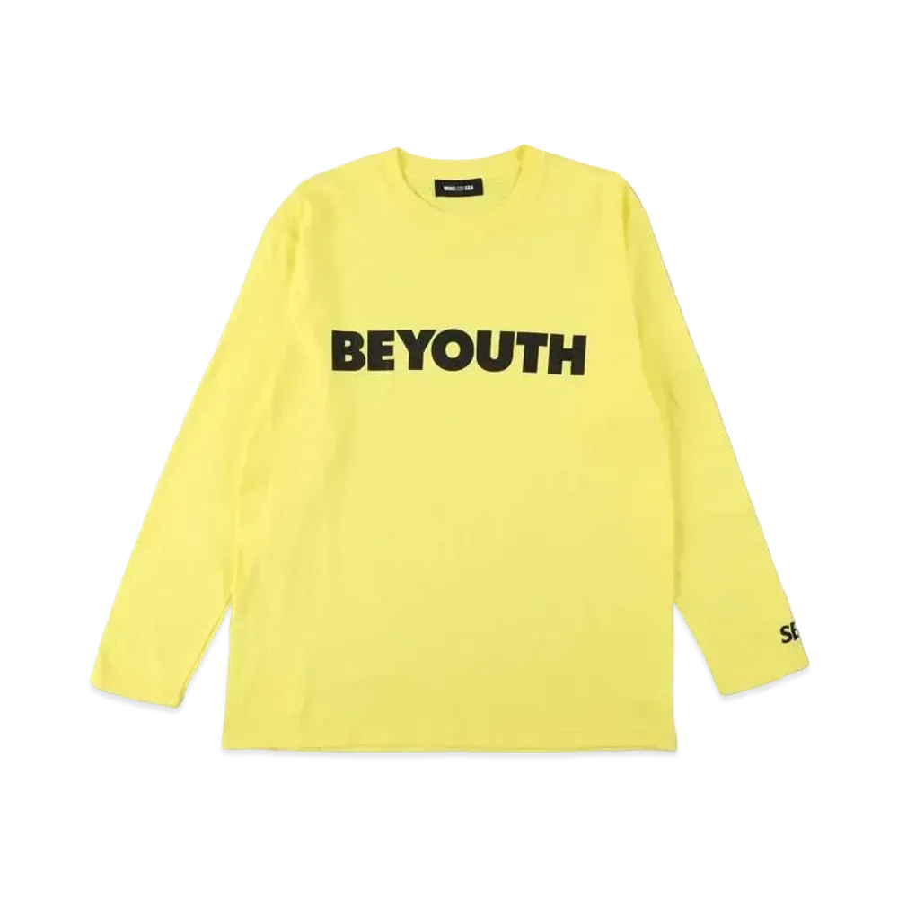 WIND AND SEA BE YOUTH L/S TEE "Yellow"