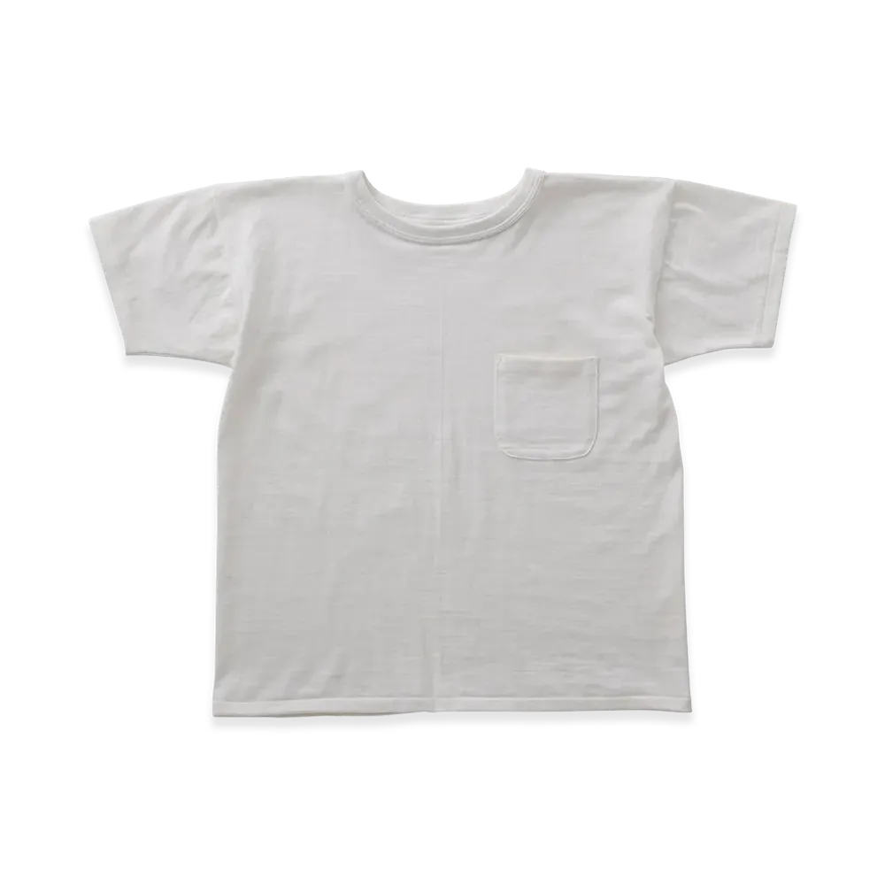 T.T Taiga Takahashi LOT.601 Pocket Tee Shirt S/S "Washed White"