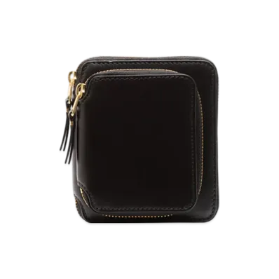 COMME des GARCONS Wallet Classic Leather Outside Pocket Wallet "Black"