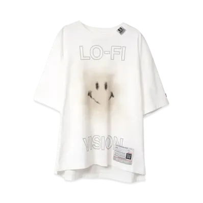 Maison MIHARA YASUHIRO Smily Face Printed T-shirt "White"