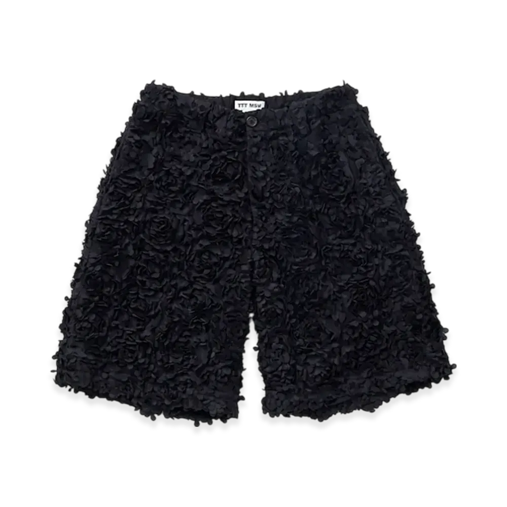 TTTMSW Flower Half Pants "Black"