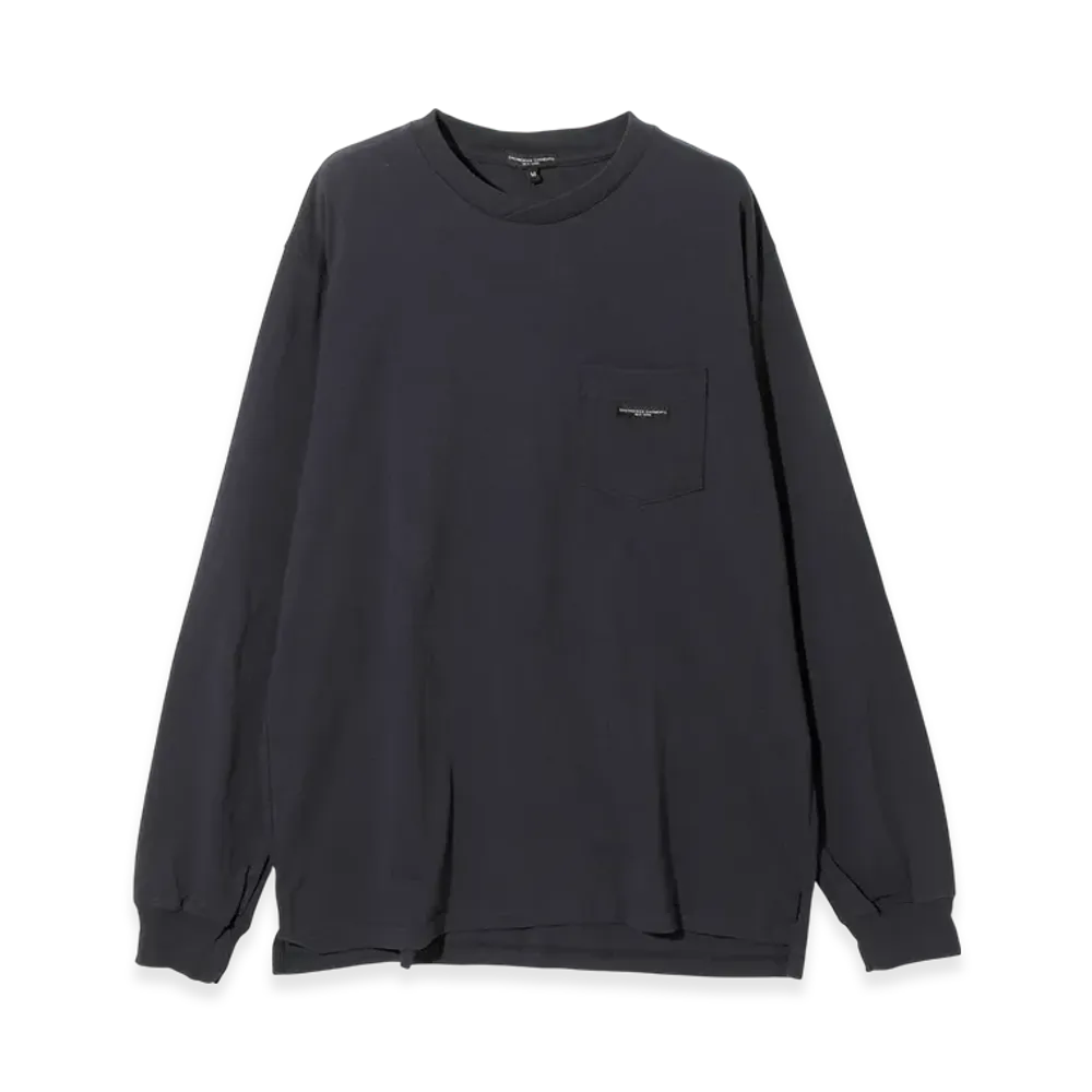 ENGINEERED GARMENTS Long Sleeve Crew Neck Tee "Navy"