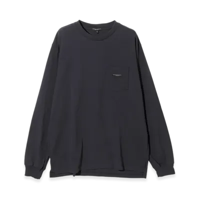 ENGINEERED GARMENTS Long Sleeve Crew Neck Tee "Navy"