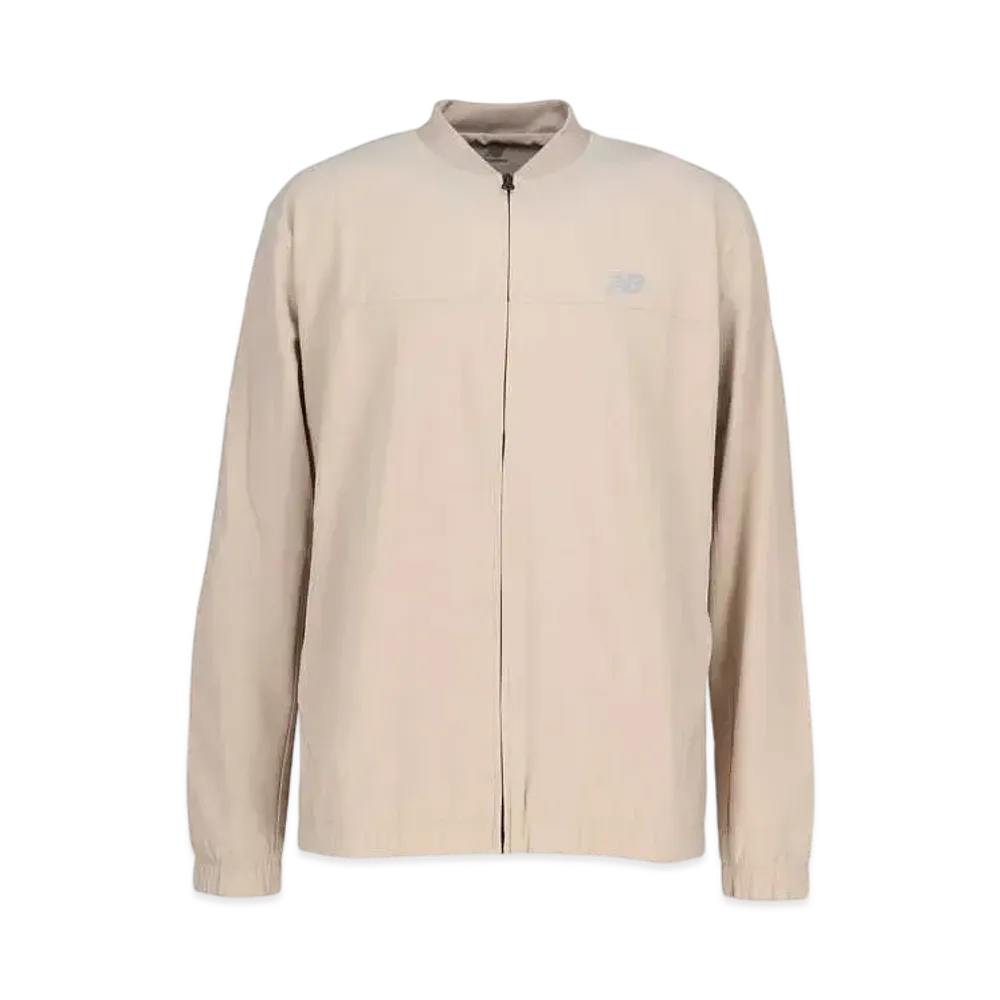 New Balance Stretch Woven Full Zip Jacket "Stoneware"