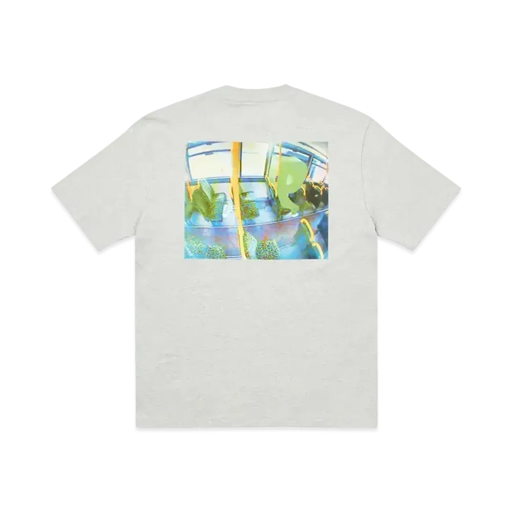 PALACE Back Of The Bus T-Shirt "Grey Marl"