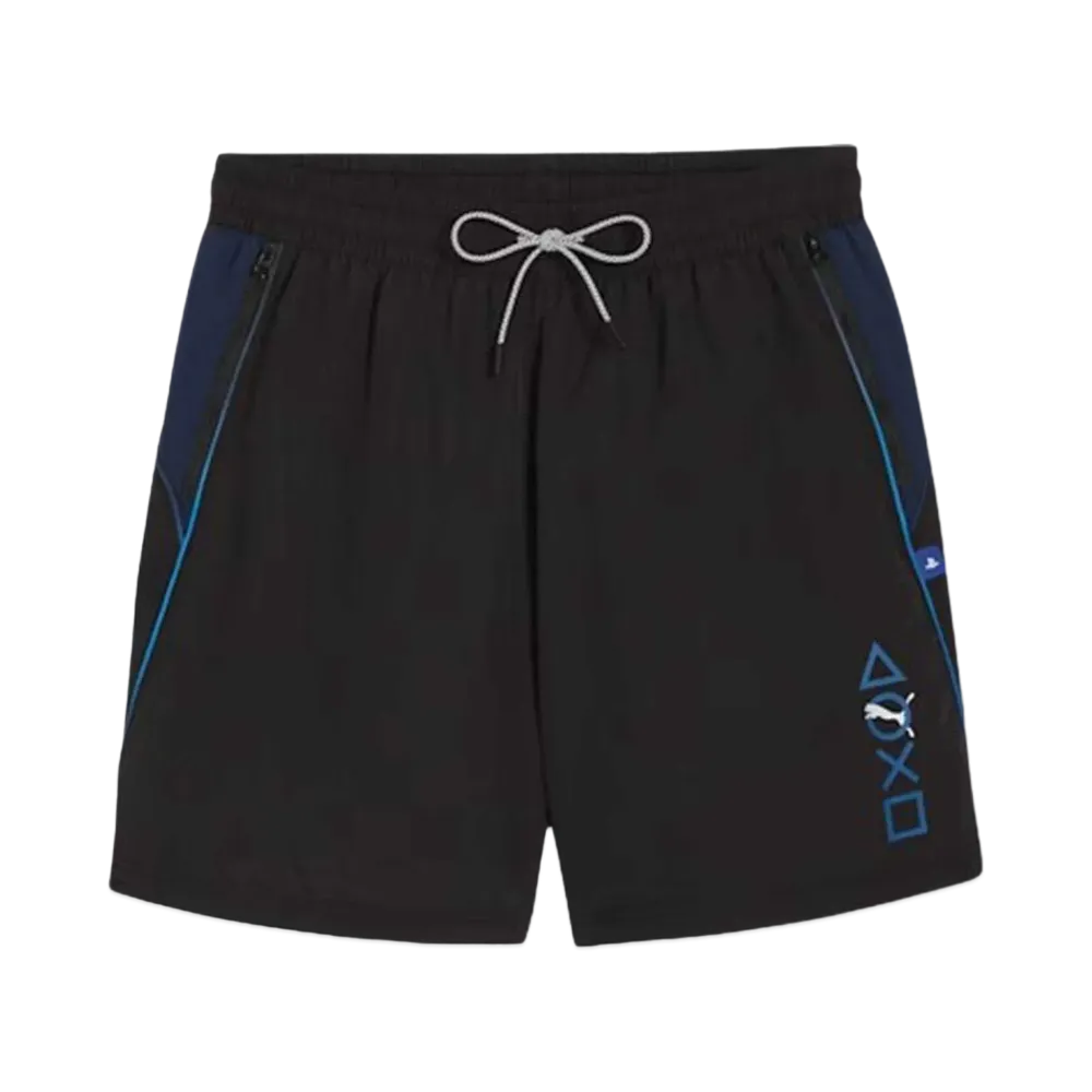 PUMA x PlayStation Men's Shorts 6 Inch "Puma Black"